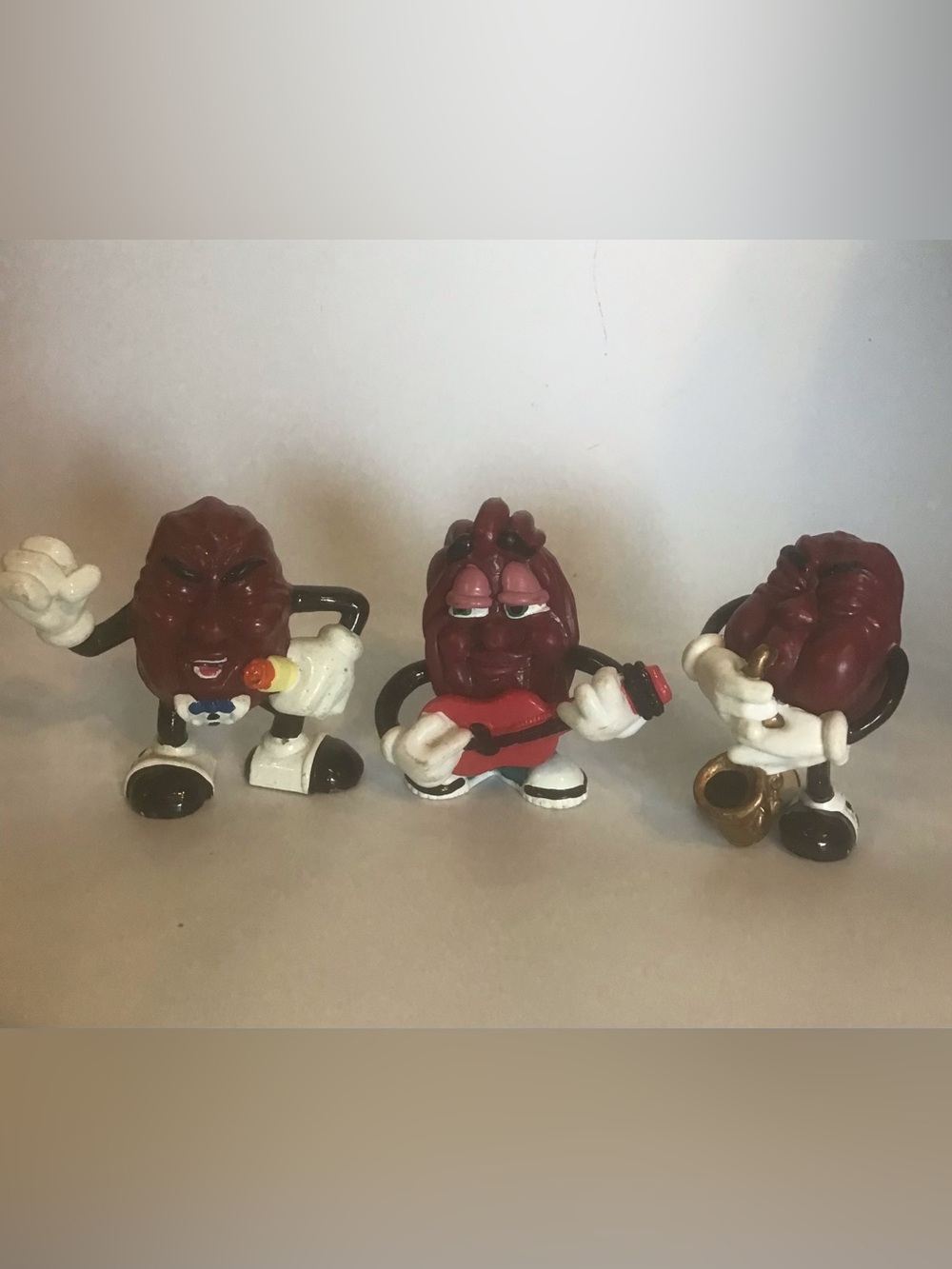 Vintage California Raisins Character Musical Toy Set - Kids Toys